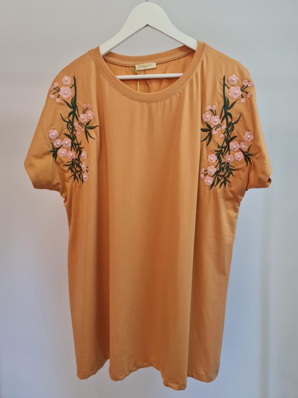 KOSZULKA HAFT KWIATY