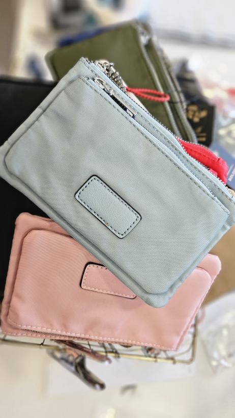 PORTE MONNAIE DOUBLE POCHE