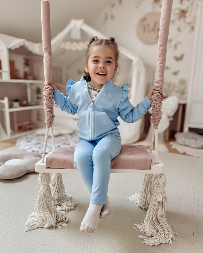 BLUZA ROZPINANA Z MOTYLKIEM BŁĘKITNA BY O BABY