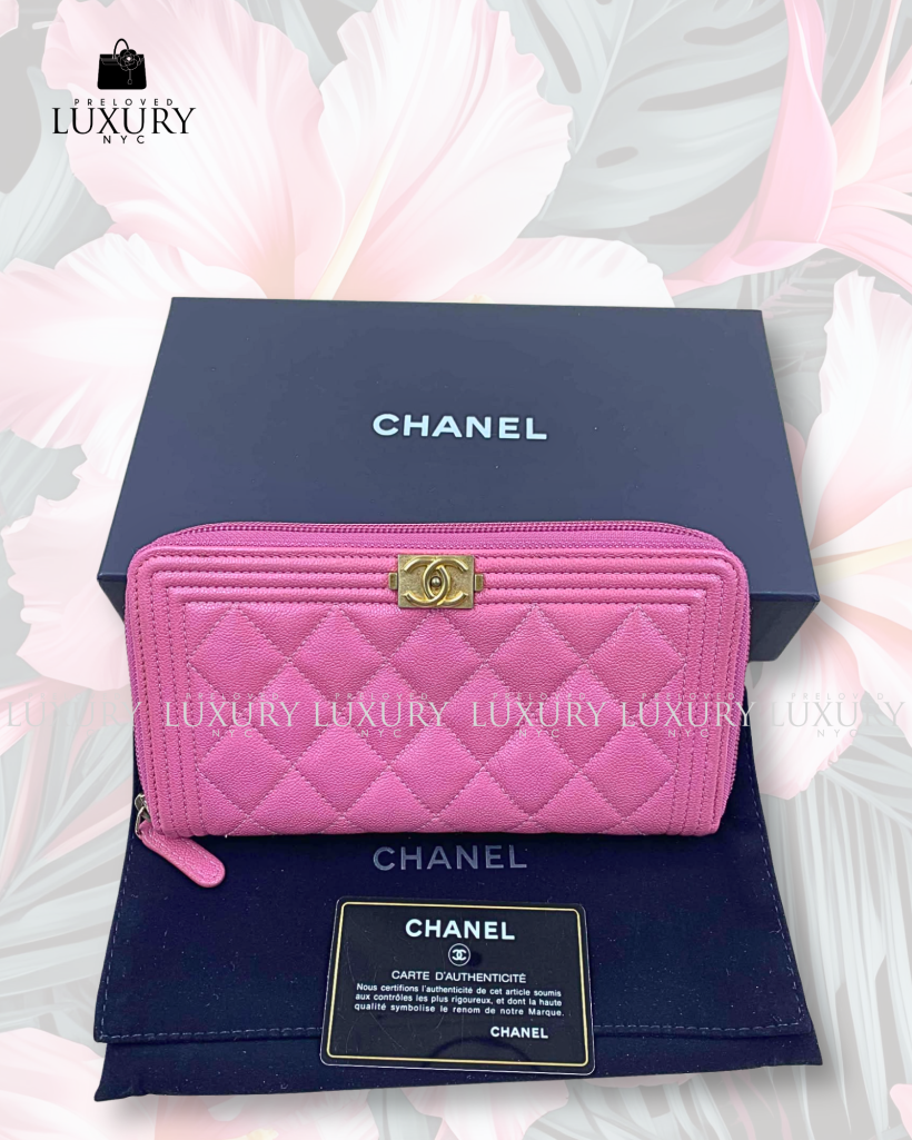 CHANEL Boy Long Wallet