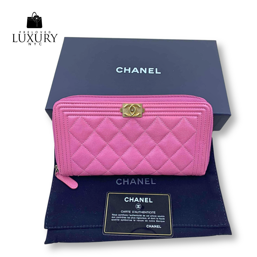 CHANEL Boy Long Wallet