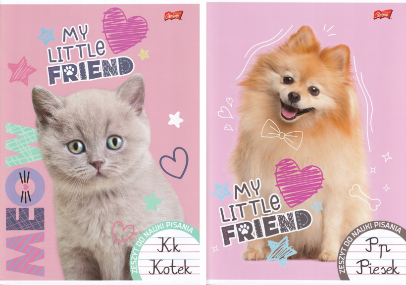 Zeszyt a4 - linia kolorowa 32 kartki - my little friend - unipap