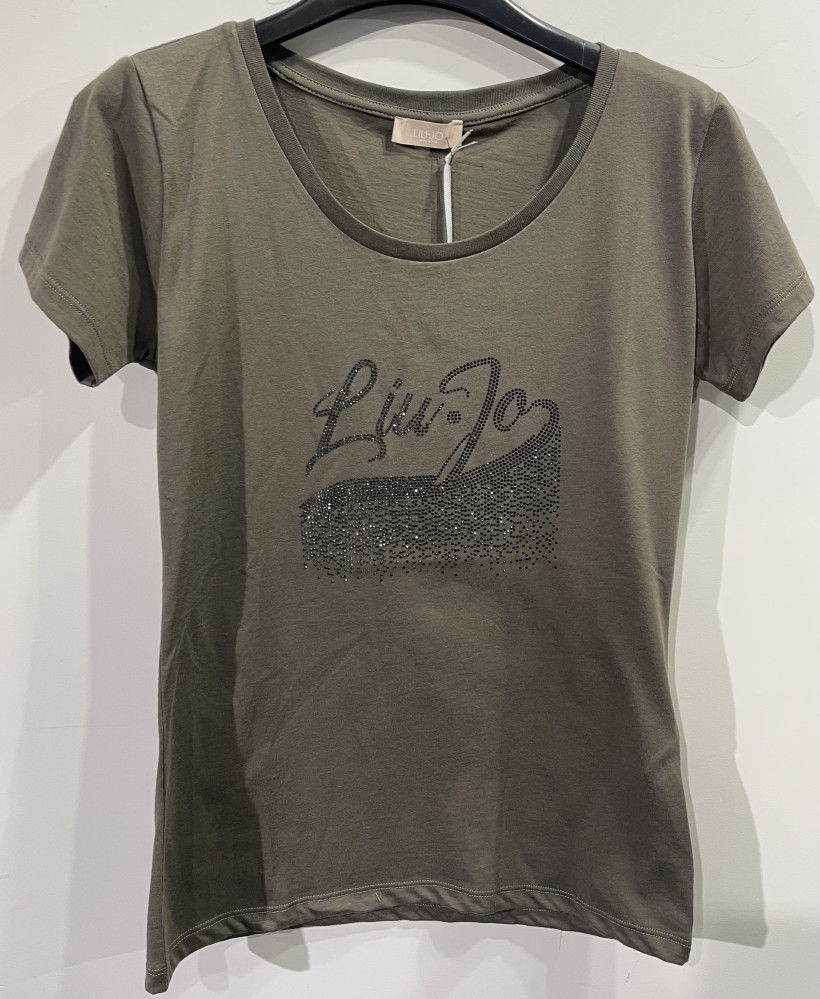 T-shirt Liu Jo VA5157 JS360 M9577 zielony