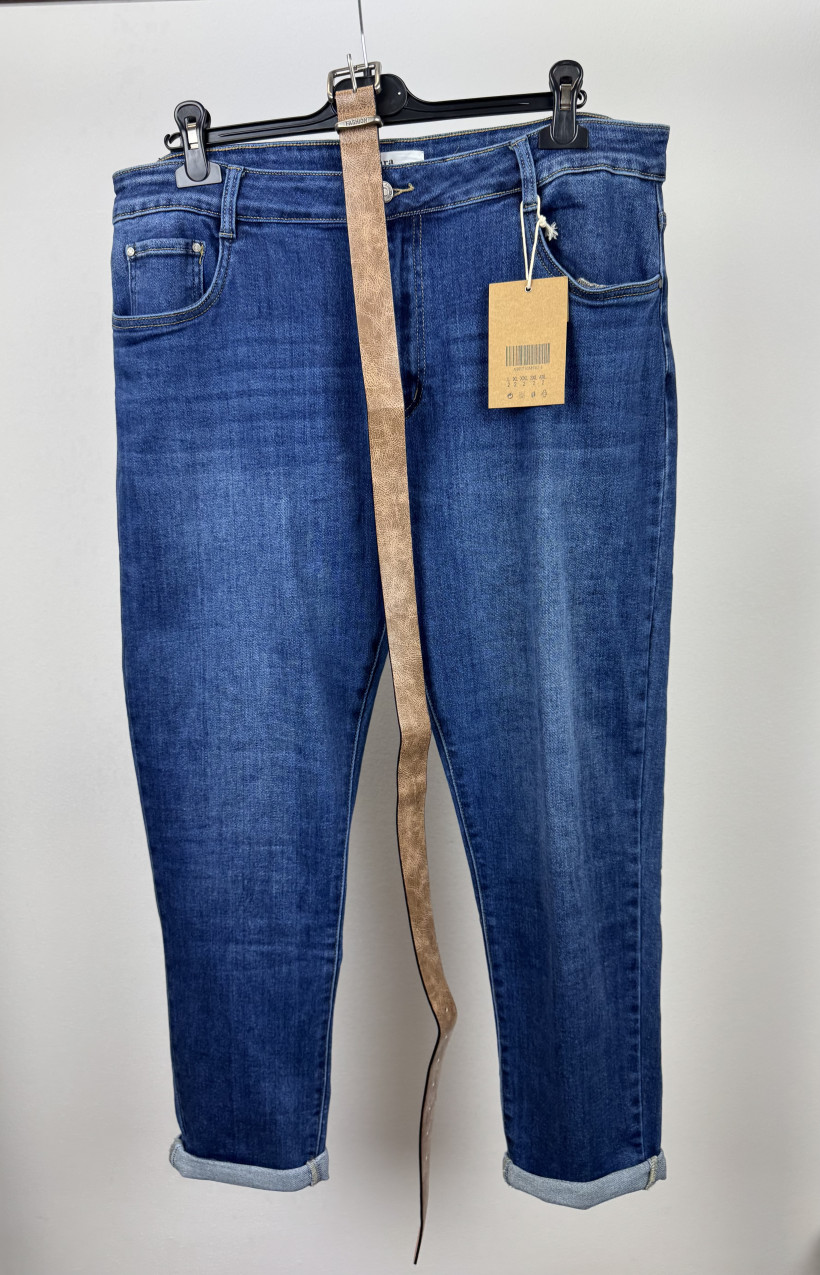Spodnie jeansowe - sara - 3XL - 982-3 - niebieskie