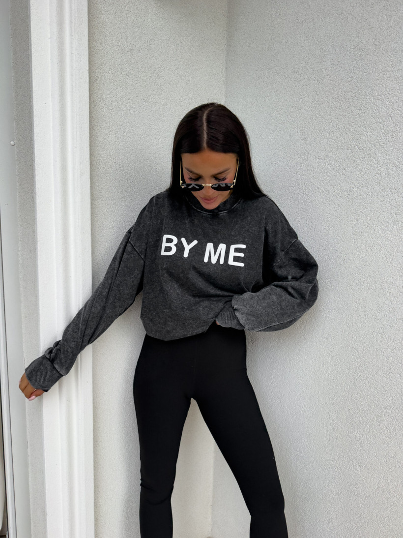 Bluza dekatyzowana BY ME Dose – czarna