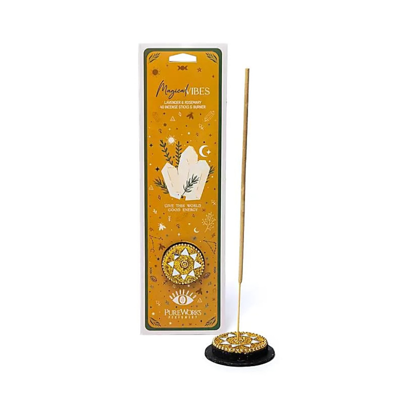 Encens Magic Vibrations magiques + porte encens