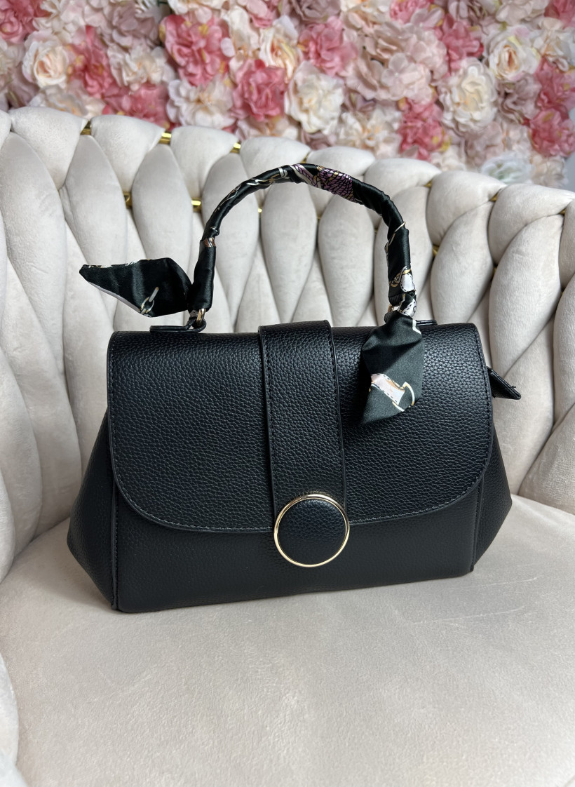 Torebka APASZKA (M-6802) czarna