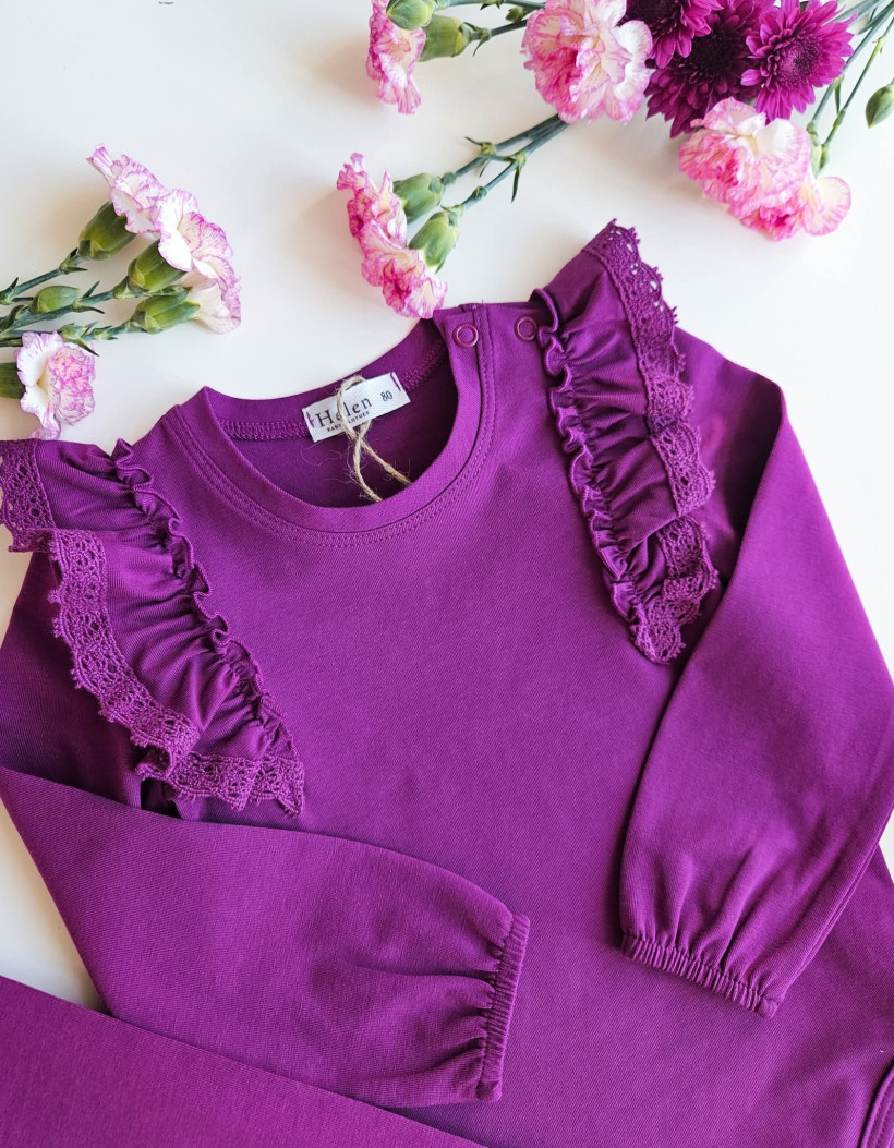 BODY/BLUZKA Z KORONKĄ BISKUPIA HELEN