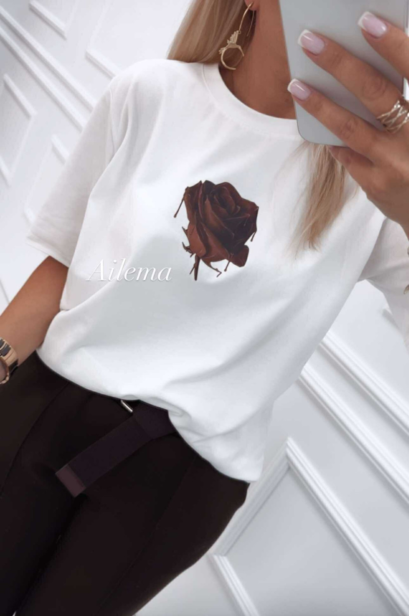 T-Shirt Motion M01050 róża