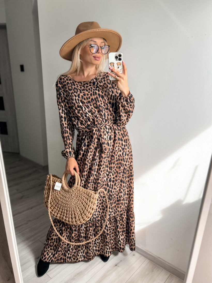 Sukienka panterka 