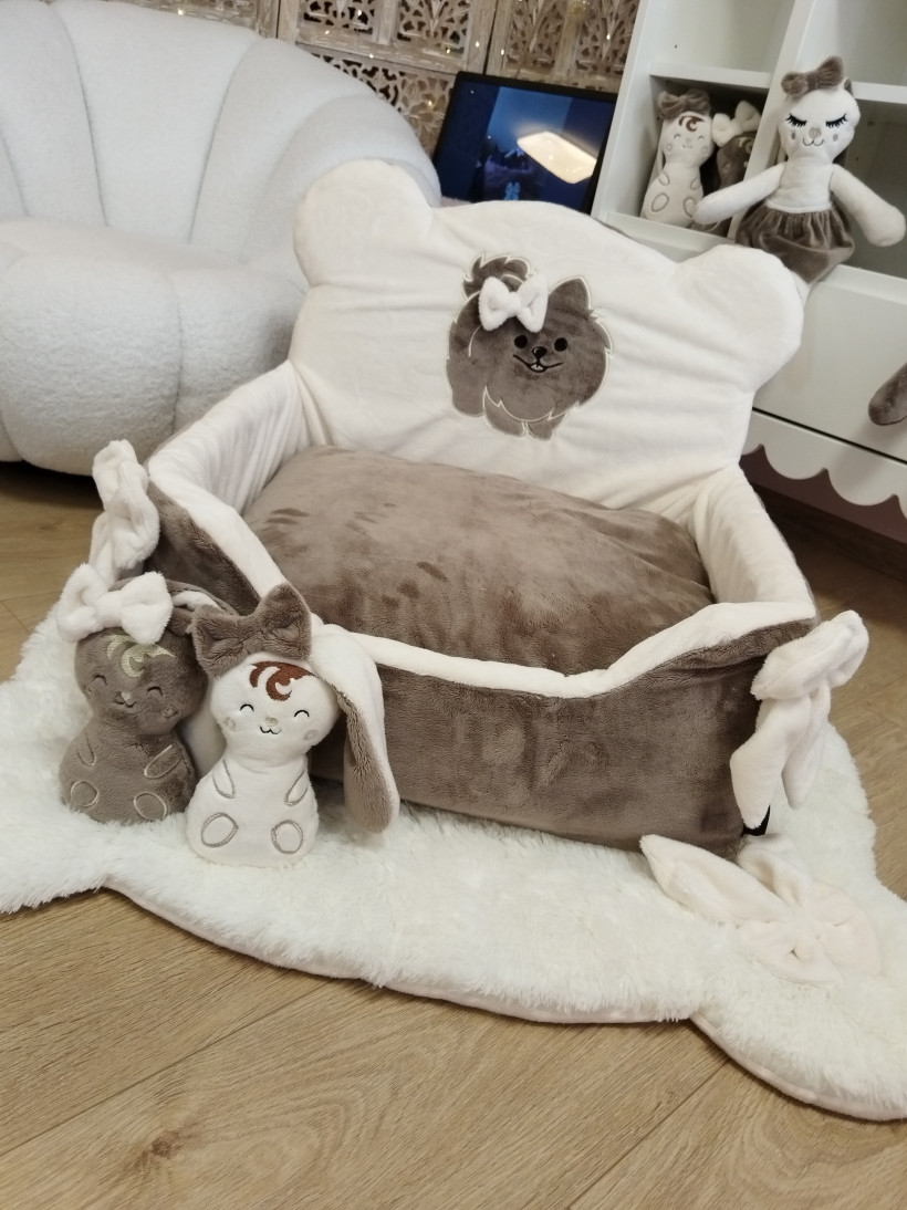 Housse Cute teddy - Mocca Vanille
