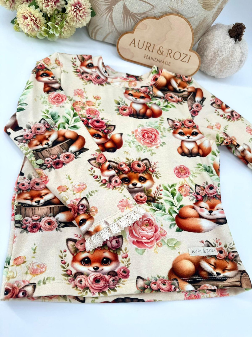 BLUZKA LISKI DZIEWCZYNKA AURI&ROZI