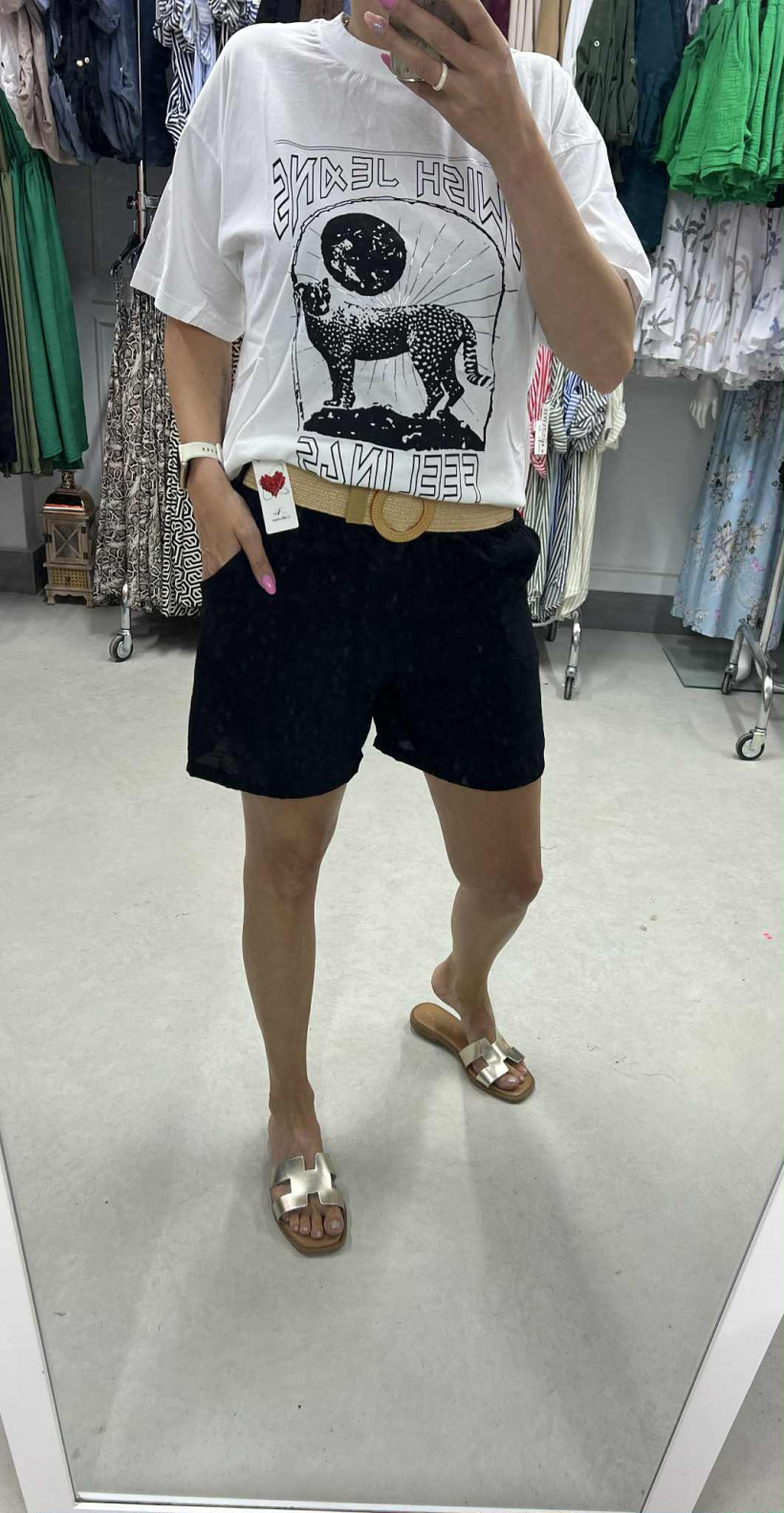 T shirt tygrys biały