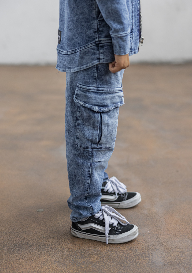 JEANSY BOJÓWKI NIEBIESKIE MASH MNIE 