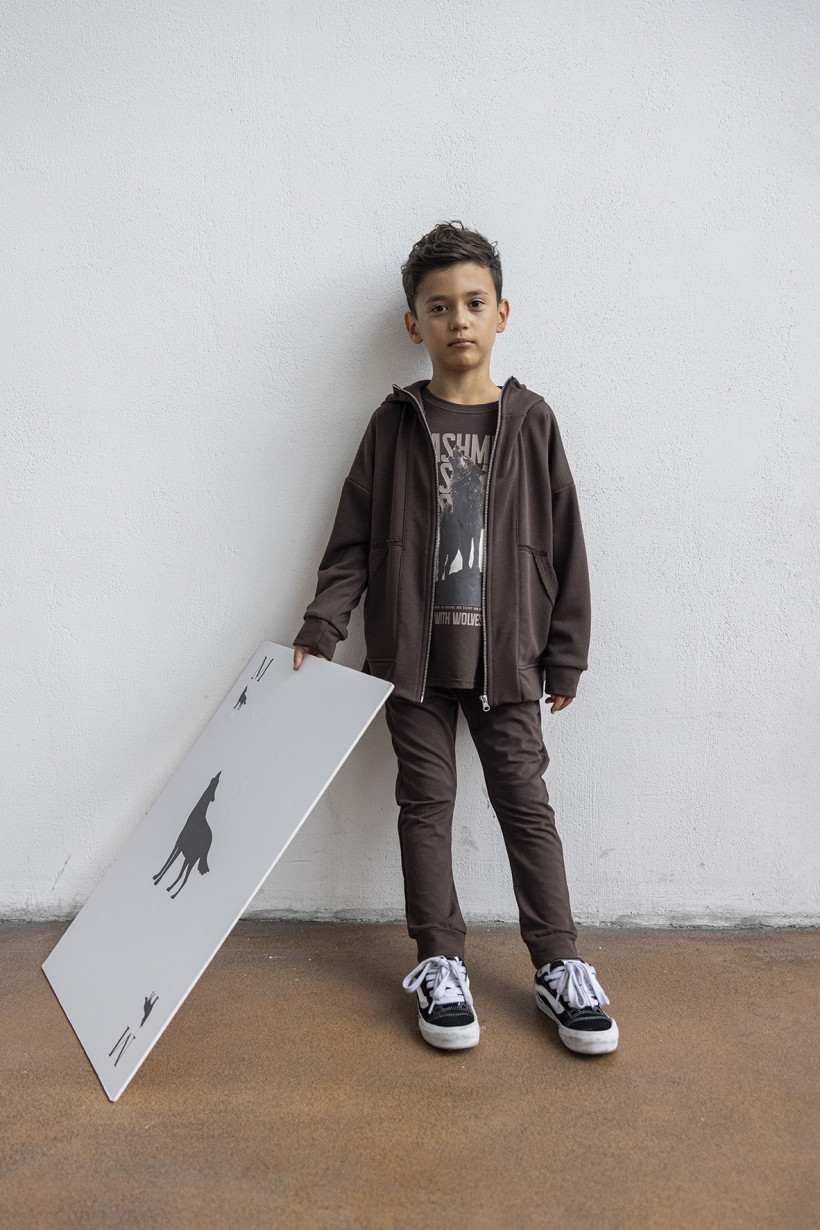 SPODNIE DRES BRĄZOWE MASH MNIE