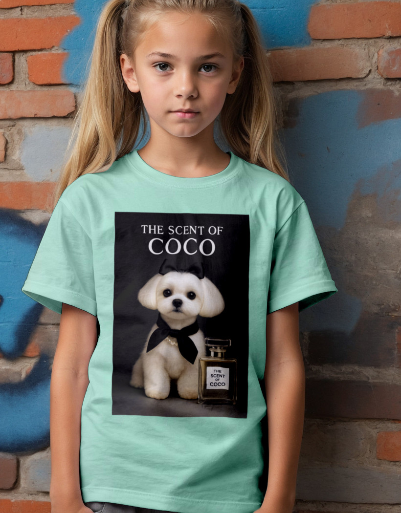 ZA T-shirt MIĘTA - Maltańczyk COCO