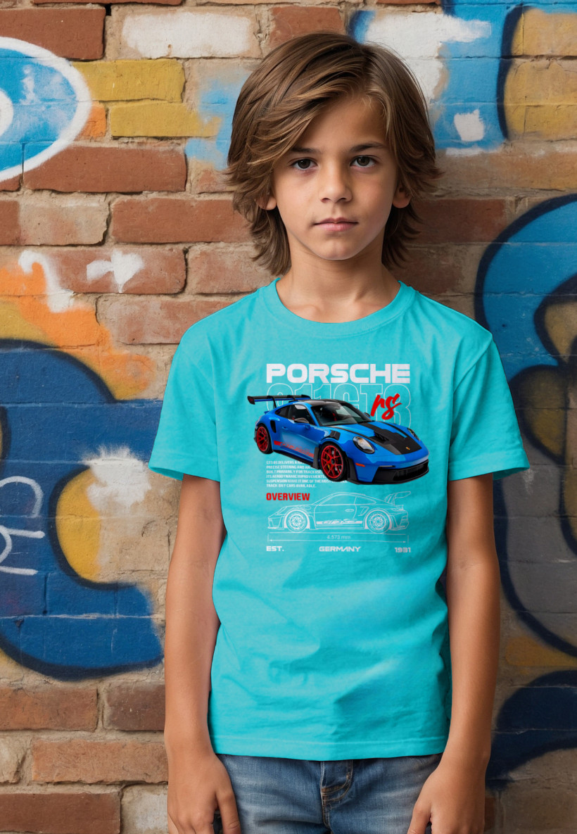 ZA T-shirt TURKUS - 911GT3