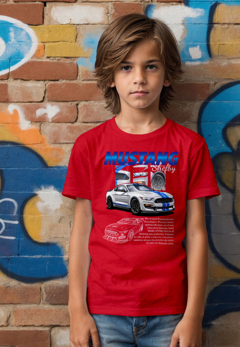 ZA T-shirt CZERWONY - AUTO (5)