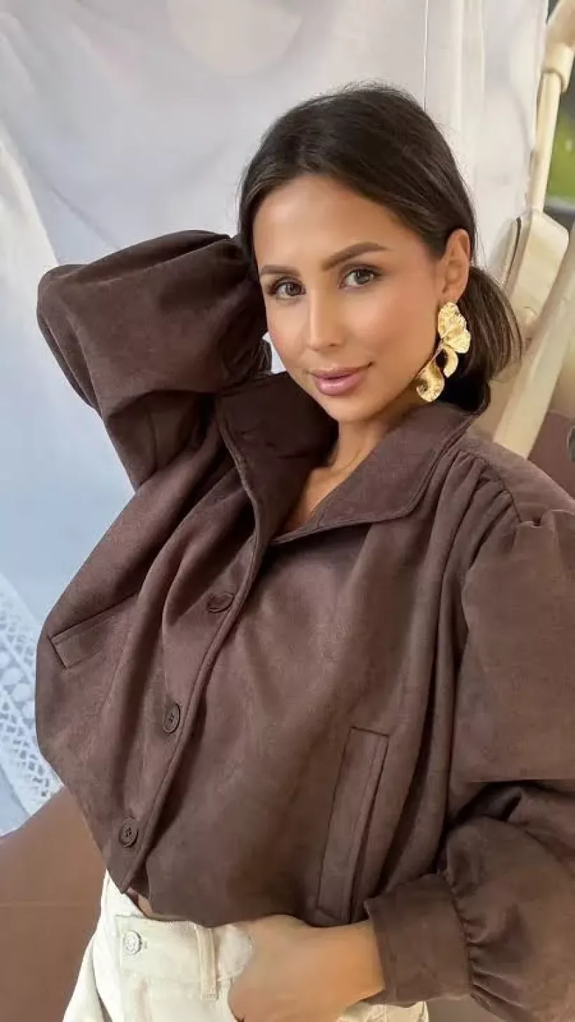 Zamszowa bomberka ‚soft touch’  EMO