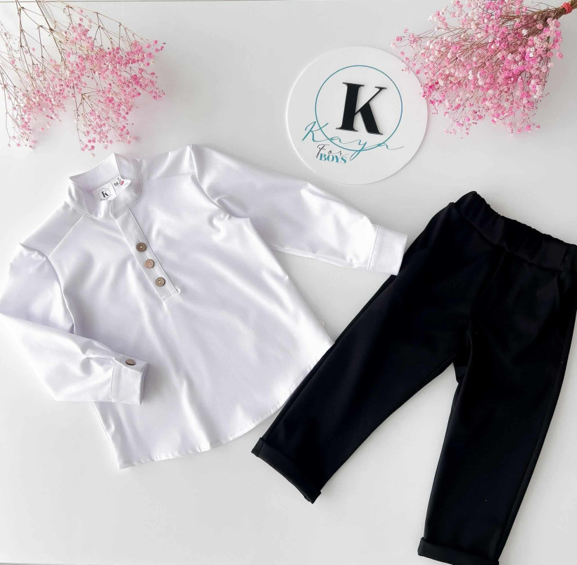 Koszula stójka długi rękaw Kaya