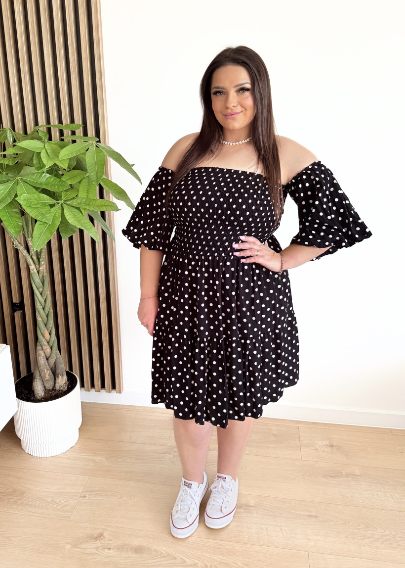 Sukienka EMILLY grochy 