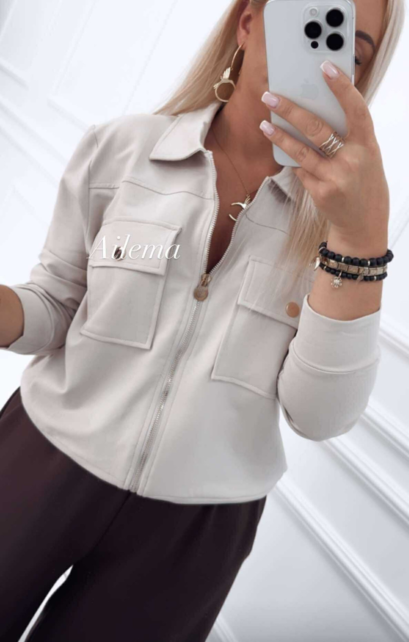 Bluza MEGI h2013 z kołnierzem na zamek