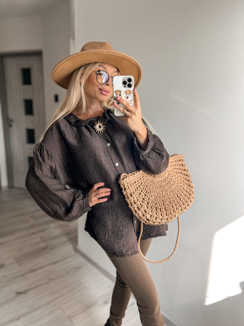 Koszula czekolada złota gwiazda