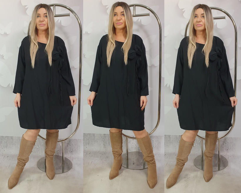 SUKIENKA RESSA  37931 RB4 LUX LUNA CZARNA PRZECENA