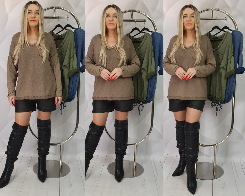 BLUZKA /BLUZA  KASH  4079 RN21 MUMU