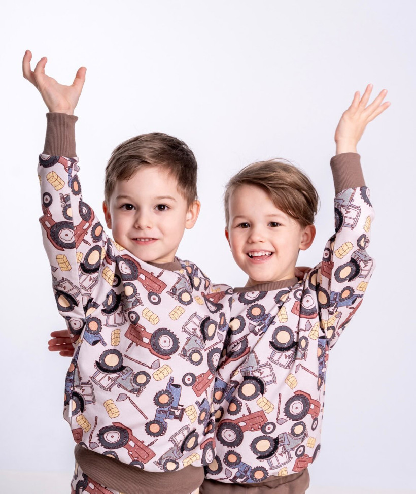 Bluza Traktory Cacko - dla małych odkrywców!