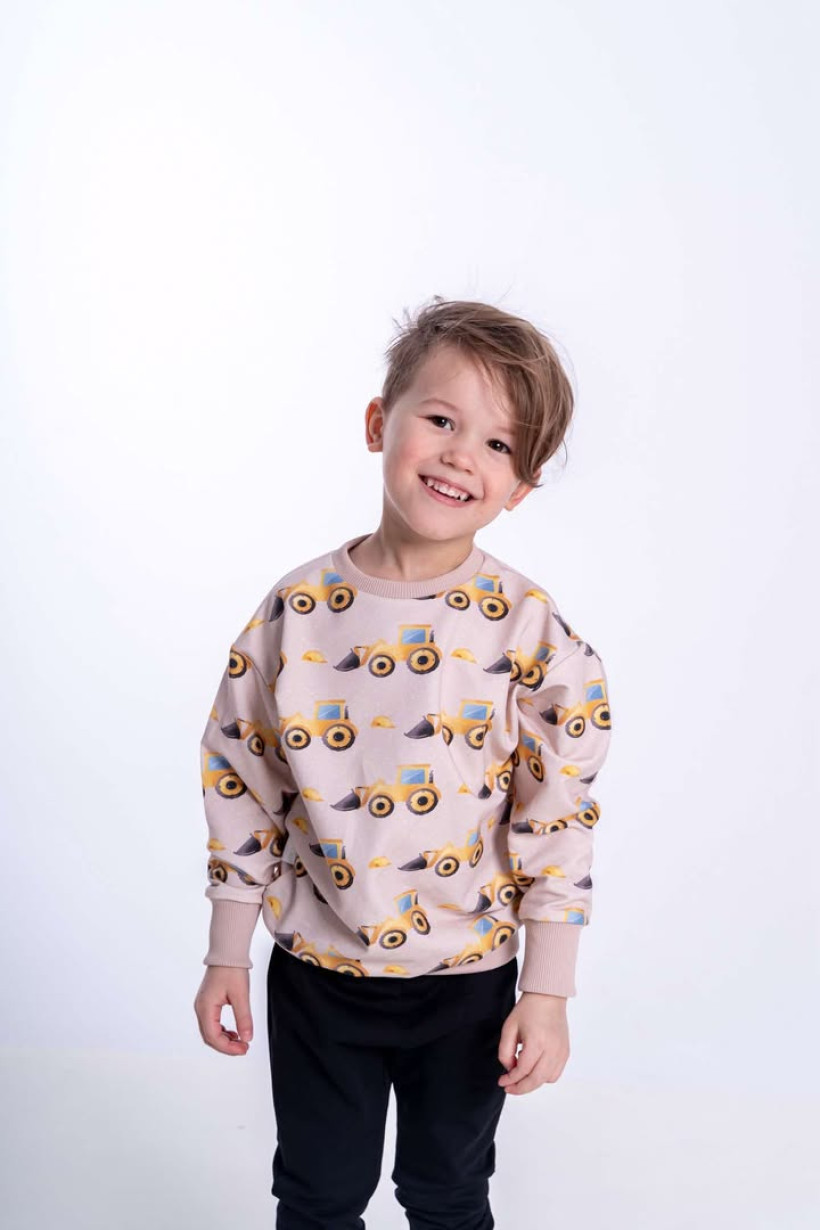 Bluza Traktory Cacko - dla małych odkrywców!