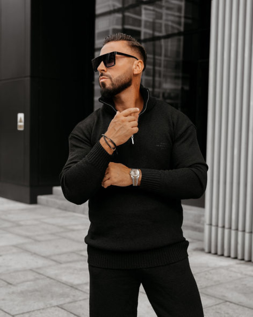 komplet męski OLLAN czarny