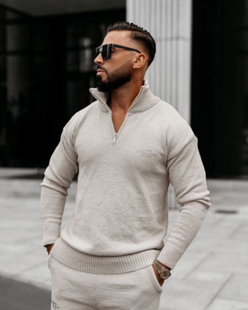 komplet męski OLLAN szary