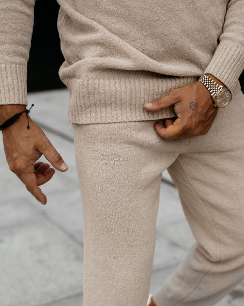 komplet męski OLLAN  beż