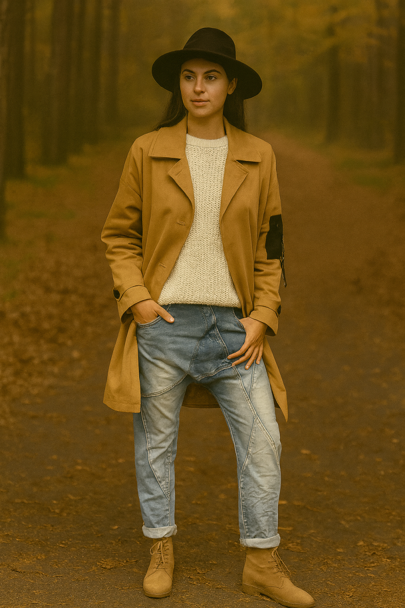 SPODNIE OPUSZCZANY KROK