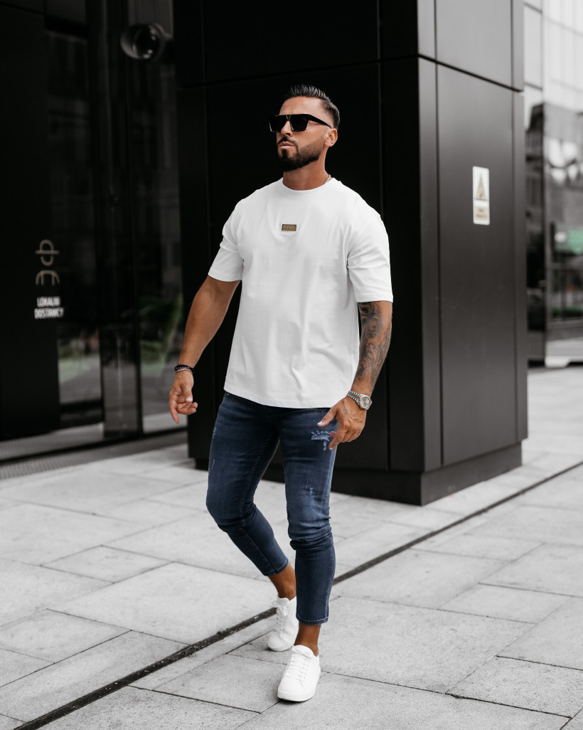 T-shirt męski OLAVOGA GOLDEN 2025 ecru