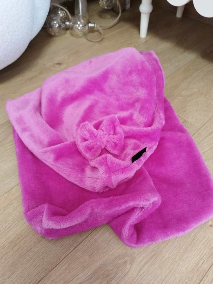 Housse pour Coussin Pilou Fuchsia Intense