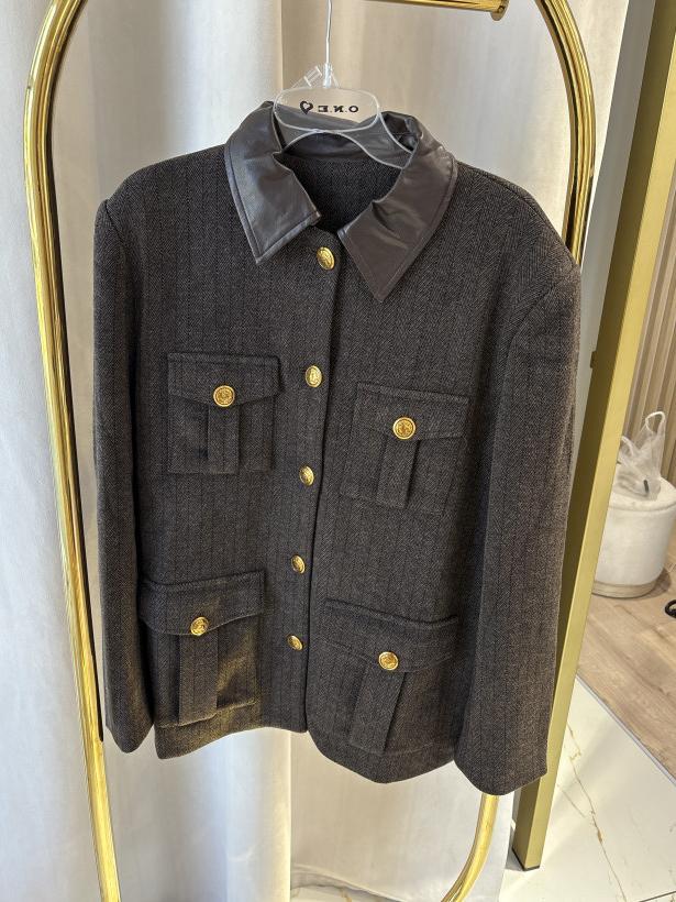 GD ŻAKIETO-PŁASZCZ JODEŁKA CZEKOLADA