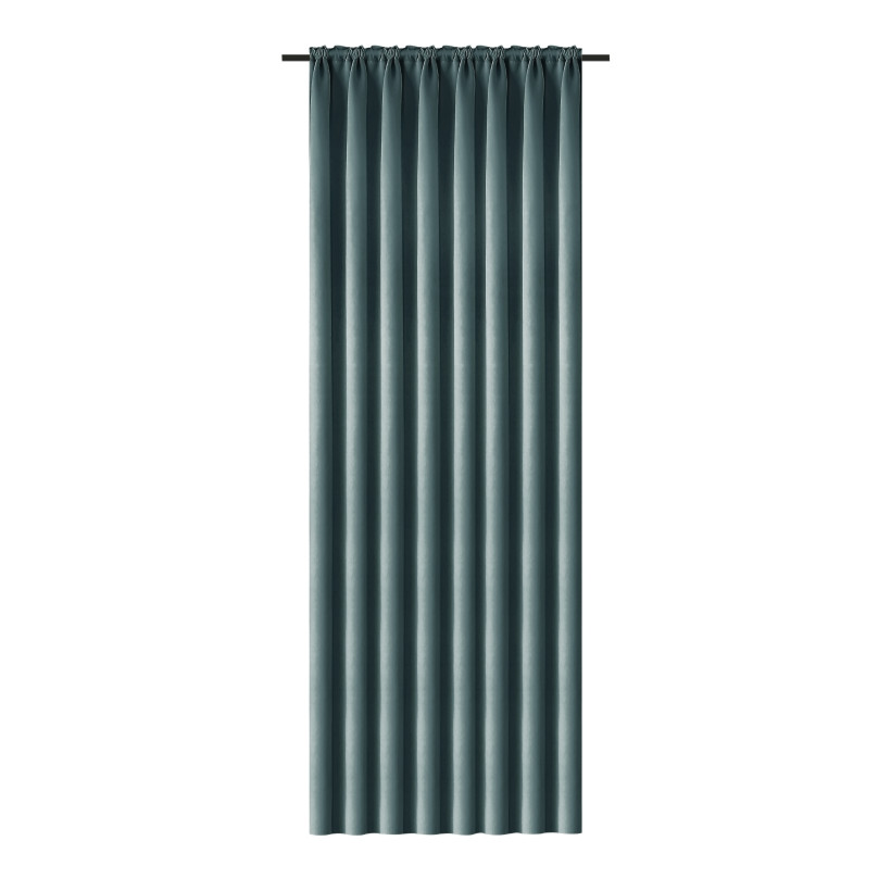 Zasłona gładka półzaciemniająca 140x250 cm – blackout na taśmie marszczącej, elegancka dekoracja okna P05