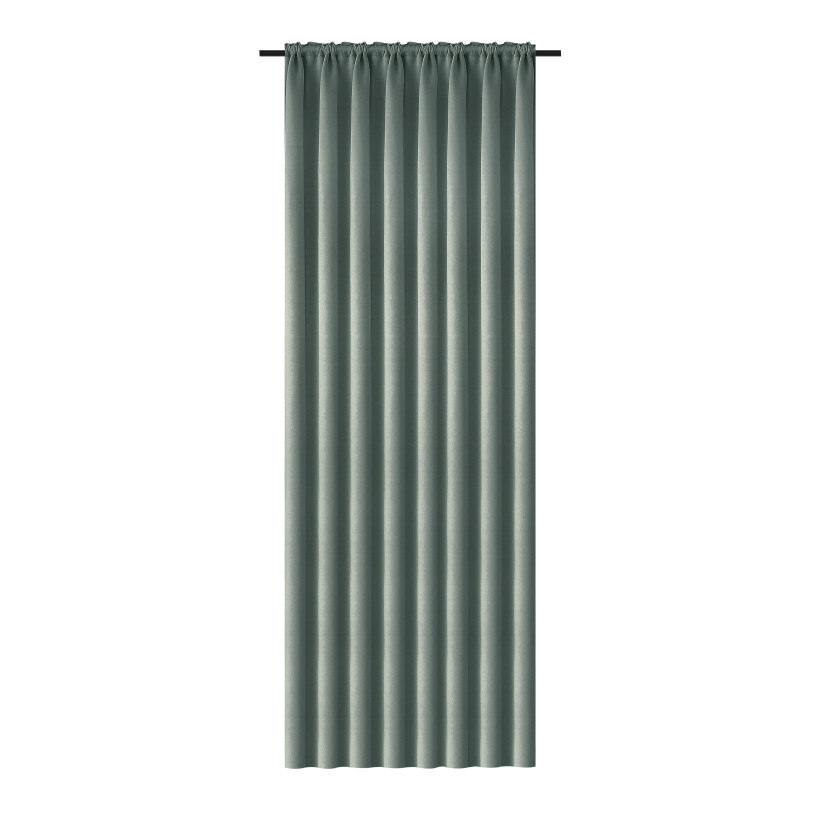 Zasłona gładka półzaciemniająca 140x250 cm – blackout na taśmie marszczącej, elegancka dekoracja okna P11