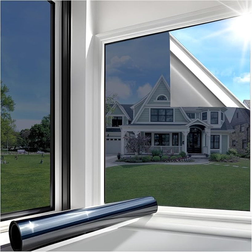 Folia Okienna Lustrzana Lustro Weneckie Samoprzylepna Na Szybę 44,5 x 200