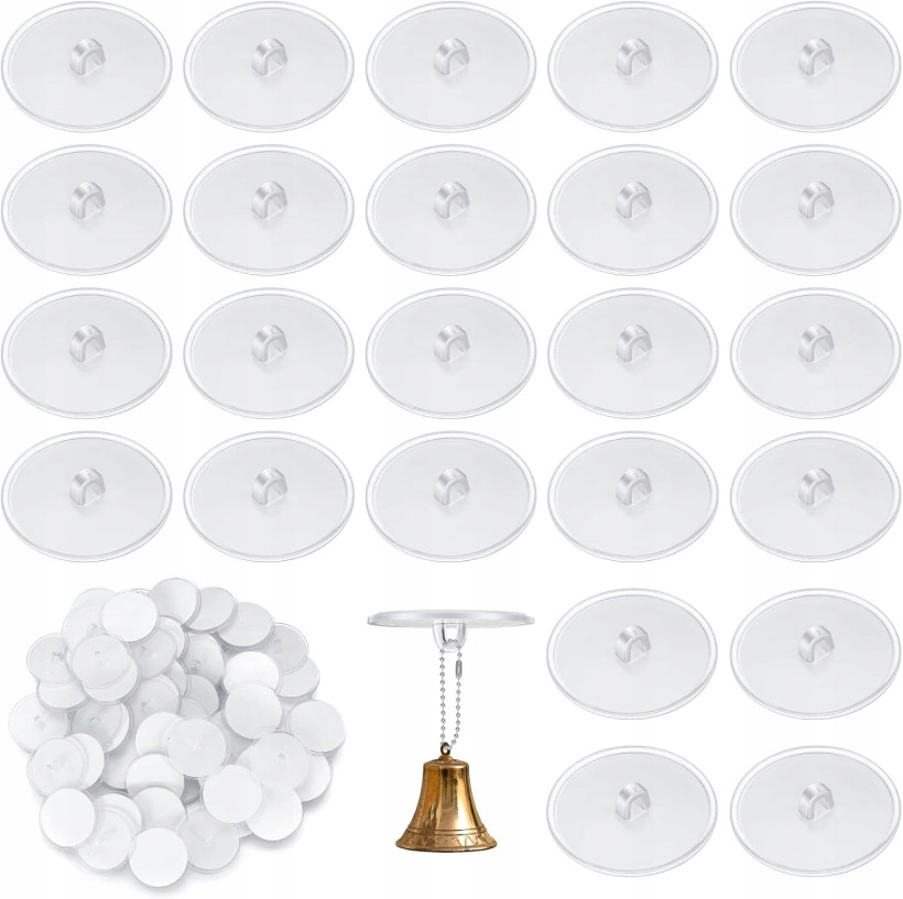 LJAPPLIED 60 sztuk samoprzylepnych haczyków sufitowych