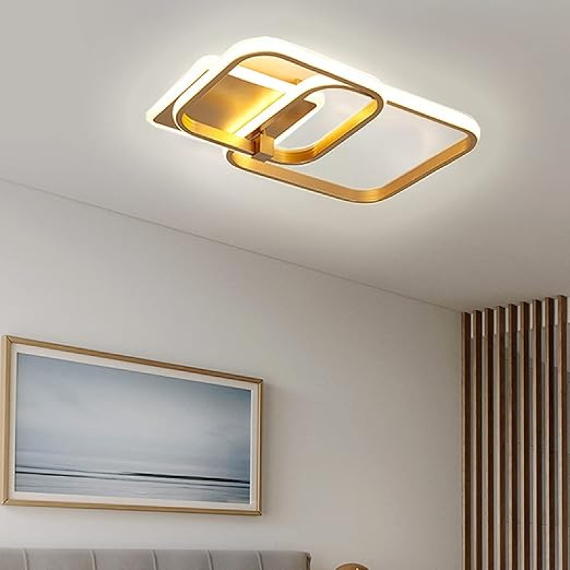 Becailyer Nowoczesna lampa sufitowa LED