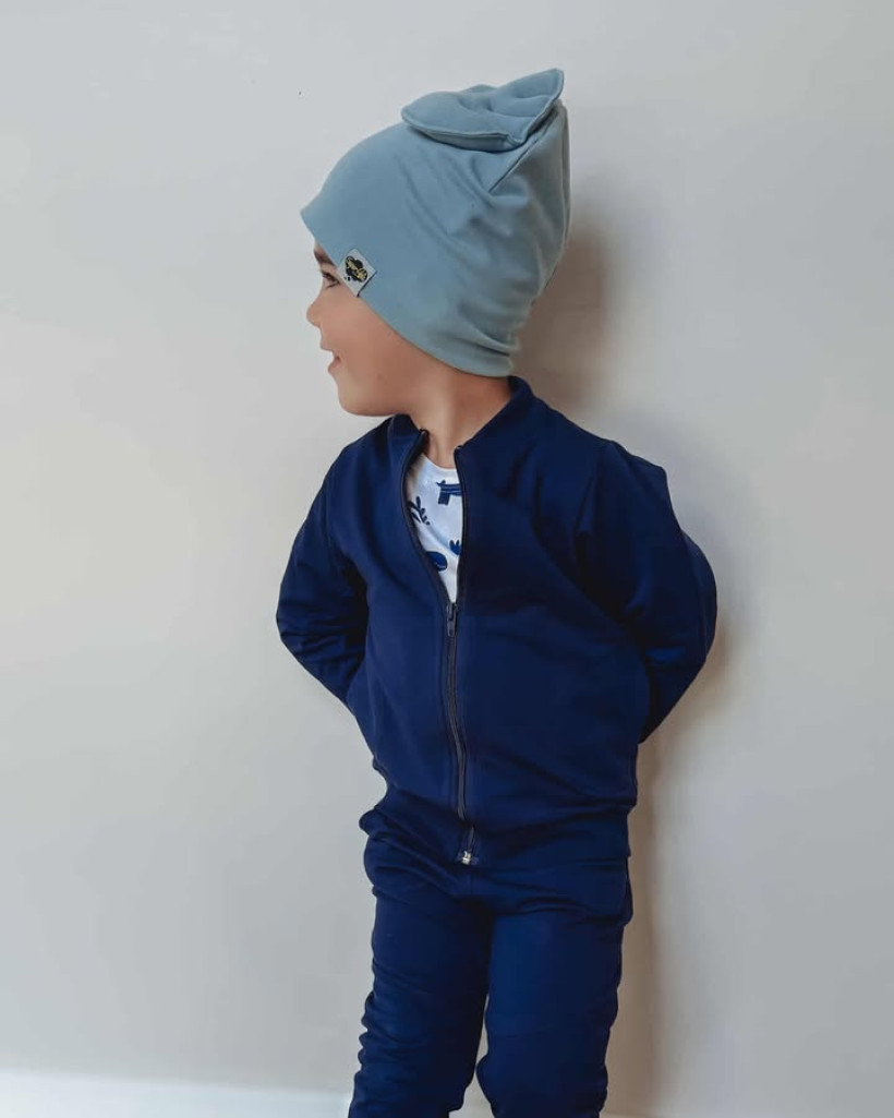 Granatowa Bomberka Byobaby - Bluza dla Dzieci