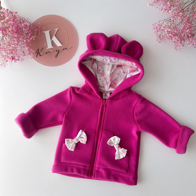 BLUZA CIEMNY RÓŻ Z MIKROPOLARU KAYA