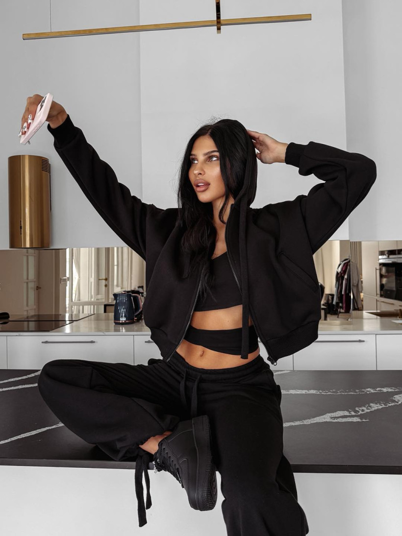 Bluza damska OVERCAST czarna WYPRZEDAŻ