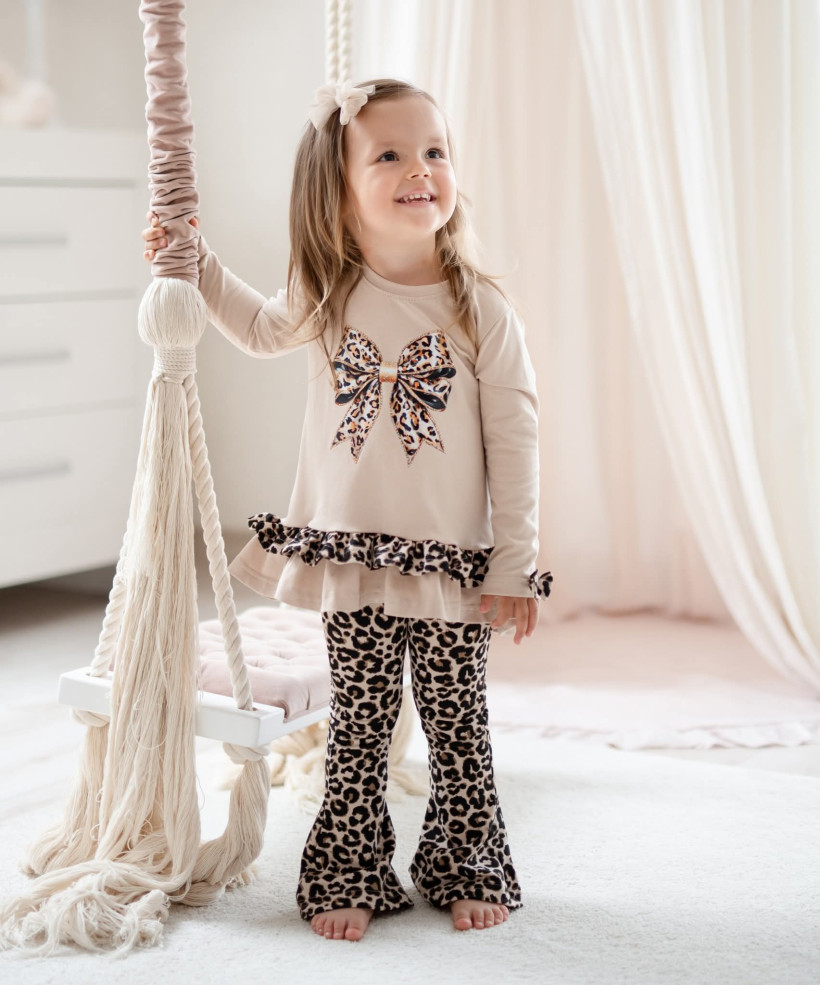 KOMPLET PANTERKA TUNIKA+DZWONY STAR KIDS