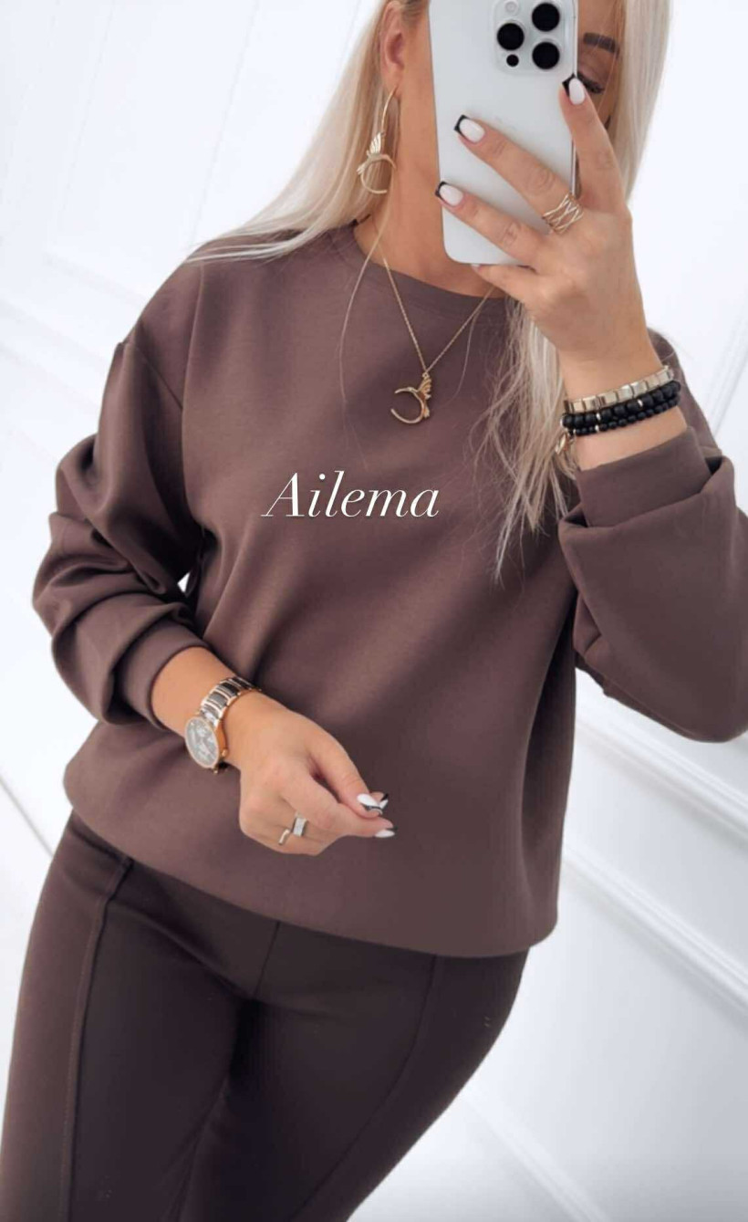 Bluza Avix gładka AX50514 gładka