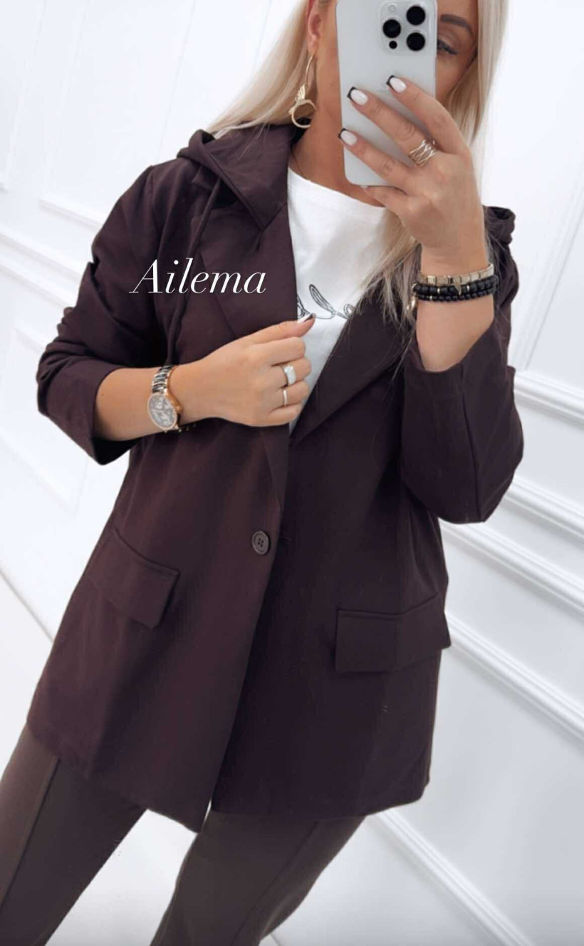 WYPRZEDAŻ Sportowa marynarka The fancy 1235 z kapturem