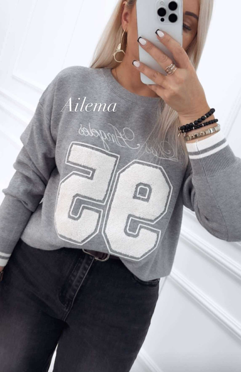 Bluza Cosmoda K5803 wyszywany napis